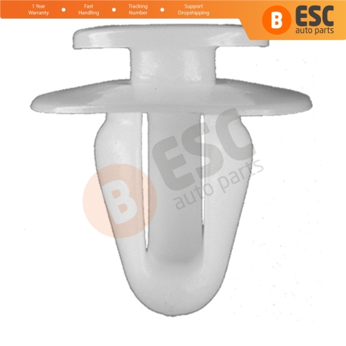 10 Pieces Door Trim Panel Retainer White for Toyota 67771 02030