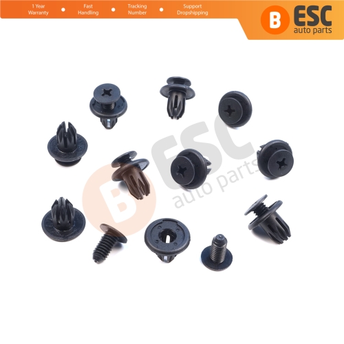 10 Pieces Bumper Clip for Honda 91503 SP0 003 Mazda FB0156964 Nissan 01553 01285