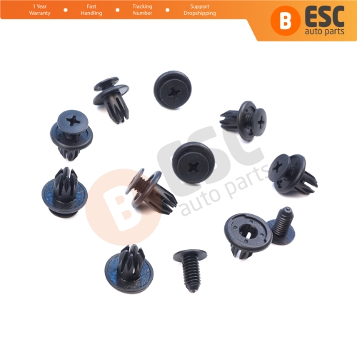10 Pieces Bumper Clip for Honda 91503 SP0 003 Mazda FB0156964 Nissan 01553 01285