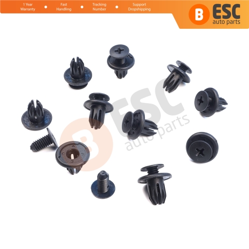 10 Pieces Bumper Clip for Honda 91503 SP0 003 Mazda FB0156964 Nissan 01553 01285