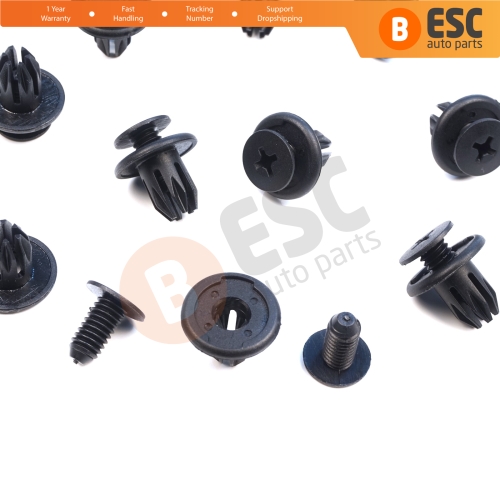 10 Pieces Bumper Clip for Honda 91503 SP0 003 Mazda FB0156964 Nissan 01553 01285