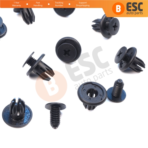 10 Pieces Bumper Clip for Honda 91503 SP0 003 Mazda FB0156964 Nissan 01553 01285