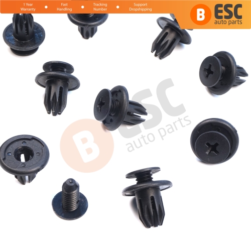 10 Pieces Bumper Clip for Honda 91503 SP0 003 Mazda FB0156964 Nissan 01553 01285