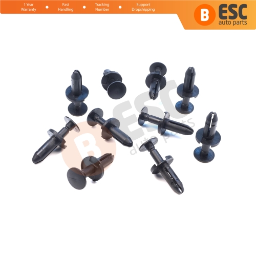 10 Pieces Fascia Push Type Retainer for Chrysler 6504521
