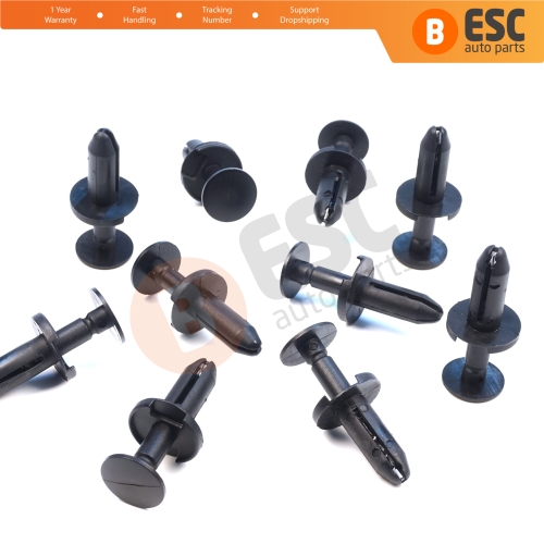 10 Pieces Fascia Push Type Retainer for Chrysler 6504521