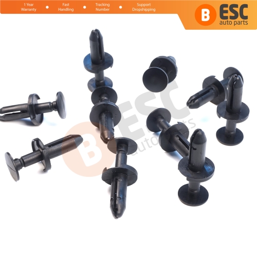 10 Pieces Fascia Push Type Retainer for Chrysler 6504521