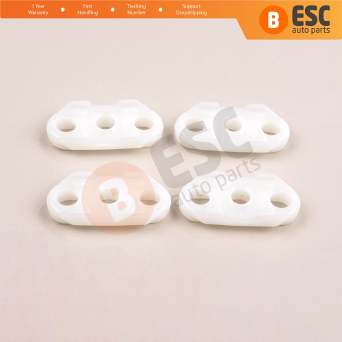 4 Pieces Window Regulator Guide Clips for Buick Pontiac Oldsmobile Impala Cadillac GM Saab 20369894 20369895
