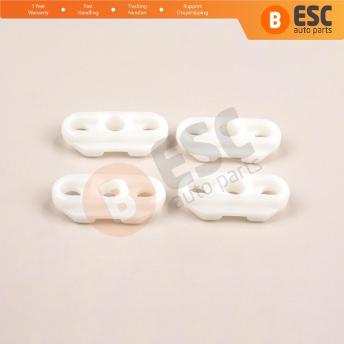 4 Pieces Window Regulator Guide Clips for Buick Pontiac Oldsmobile Impala Cadillac GM Saab 20369894 20369895