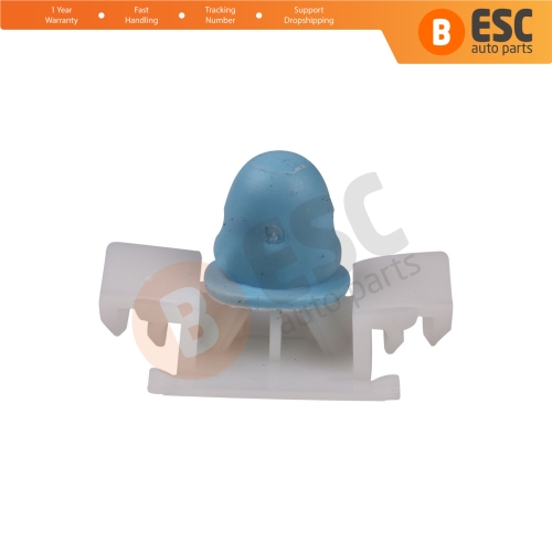 10 Pieces Side Moulding Clip White for BMW 51132251394