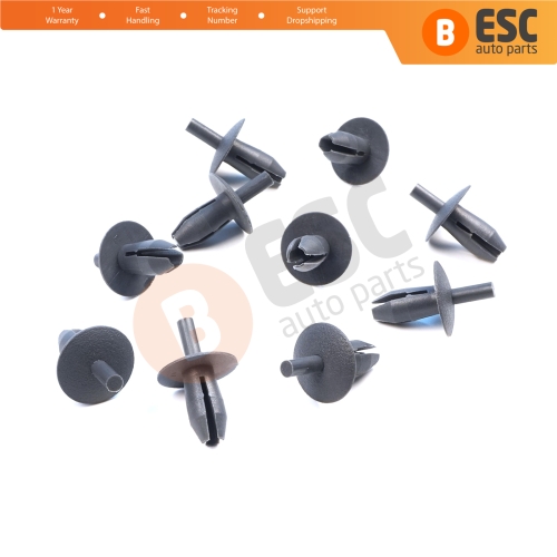 10 Pieces Plastic Retainer Clip Fastener Trim Panel Clip for VW Audi Skoda Seat OEM 171885767