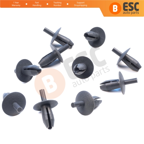 10 Pieces Plastic Retainer Clip Fastener Trim Panel Clip for VW Audi Skoda Seat OEM 171885767