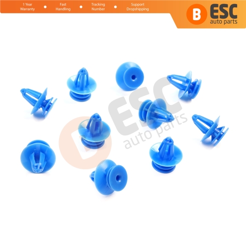 10 Pieces Door Trim Panel Retainer Clip Fastener for Ford Sierra Mk1 Mk2 6099812 E865063S