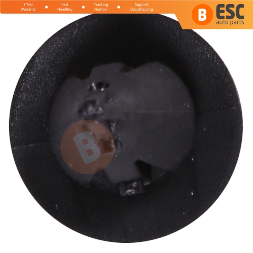 10 Pieces Door Trim Panel Retainer Black for Renault 7703077354 8200702219