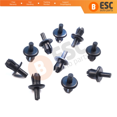 10 Pieces Bumper Trim Panel Retainer Clip Expanding Rivet for VW Audi Skoda Seat 16186729901C