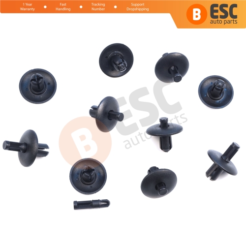 10 Pieces  Trim Clip Door Panel Retainer Fastener for VW Skoda Seat WHT004994