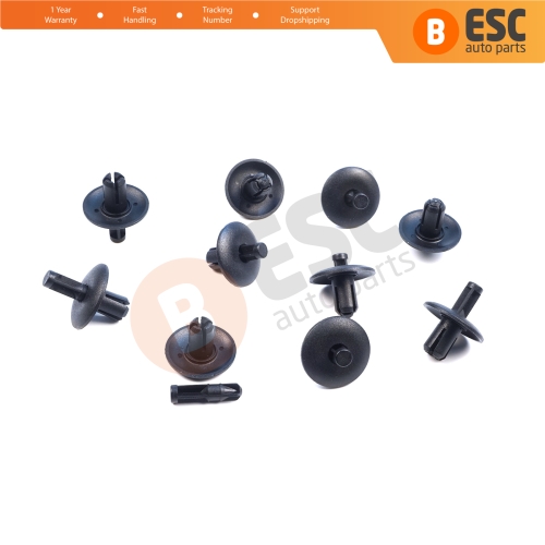 10 Pieces  Trim Clip Door Panel Retainer Fastener for VW Skoda Seat WHT004994