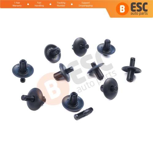 10 Pieces  Trim Clip Door Panel Retainer Fastener for VW Skoda Seat WHT004994