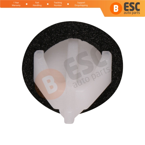 10 Pieces Back Door Outside Garnish Clip for Toyota 76817 12100