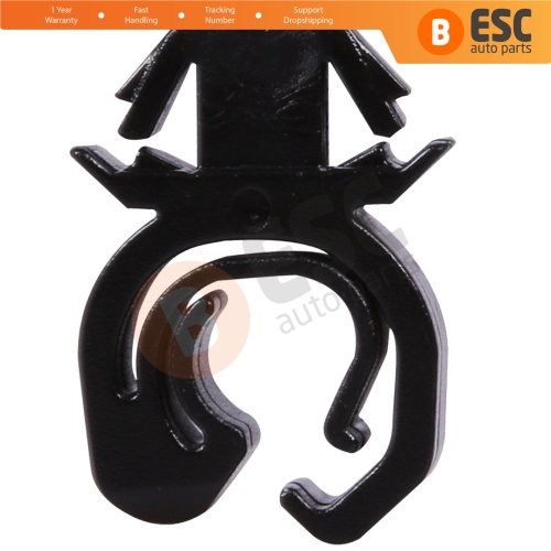 10 Pieces Plastic Clips Cab Rip Black for Vauxhall GM Opel 1180216 Mitsubishi HD150874Y...