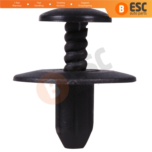 10 Pieces Hood Insulation Retainer Expanding Rivet Black for BMW 51481915964...