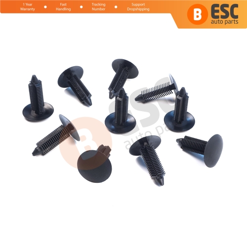 10 Pieces Fir Tree Clip Trim Panel Retainer for Mercedes Benz 6319842561
