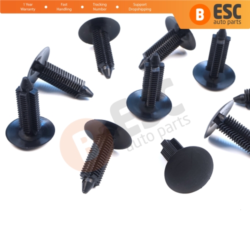 10 Pieces Fir Tree Clip Trim Panel Retainer for Mercedes Benz 6319842561