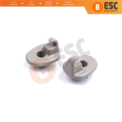 2 Pieces Sun Visor Clips Retainer 1AR26BD1AA for Jeep Liberty 2005-2012 Dodge Nitro 2008-2012