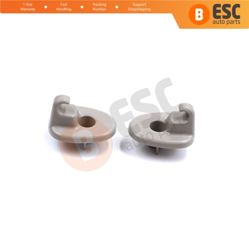 2 Pieces Sun Visor Clips Retainer 1AR26BD1AA for Jeep Liberty 2005-2012 Dodge Nitro 2008-2012