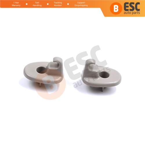 2 Pieces Sun Visor Clips Retainer 1AR26BD1AA for Jeep Liberty 2005-2012 Dodge Nitro 2008-2012