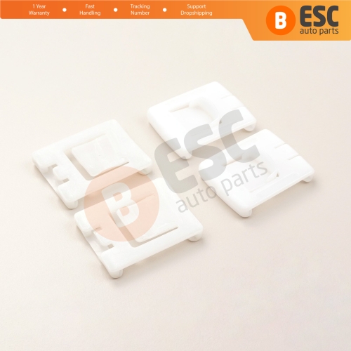 4 Pieces Front Seat Rail Runner Guide Clips for VW 191881213