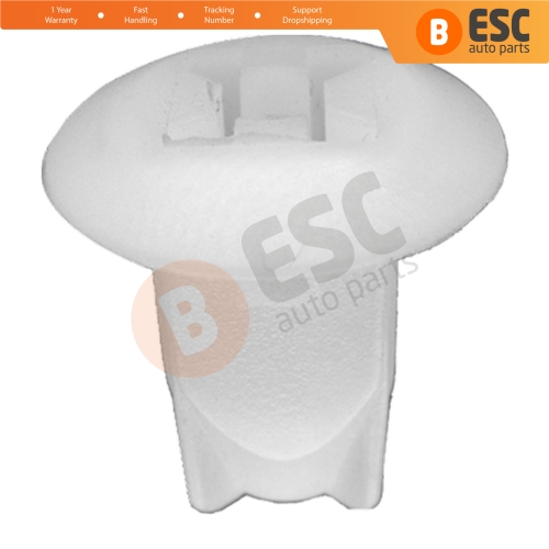 10 Pieces Screw Grommet Lock Nut White for Toyota 90189 06001 Fiat 14203780 Nissan 01281 00023 Mitsubishi MB 98145...