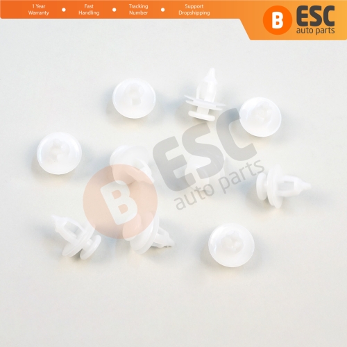 10 Pieces Door Trim Panel Fastener Clip for Peugeot 106 Citroen Saxo Berlingo Opel Combo 699050