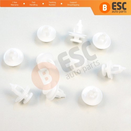10 Pieces Door Trim Panel Fastener Clip for Peugeot 106 Citroen Saxo Berlingo Opel Combo 699050