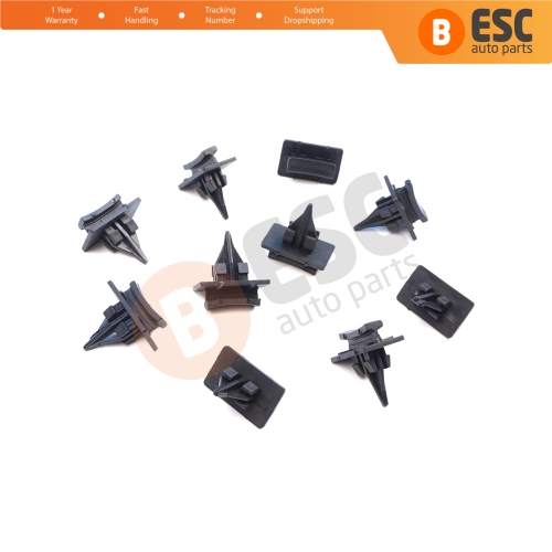 10 Pieces Window Side Trim Clips for Ford 4069906