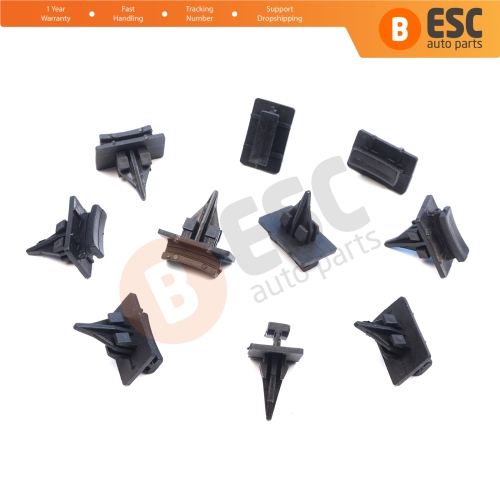 10 Pieces Window Side Trim Clips for Ford 4069906