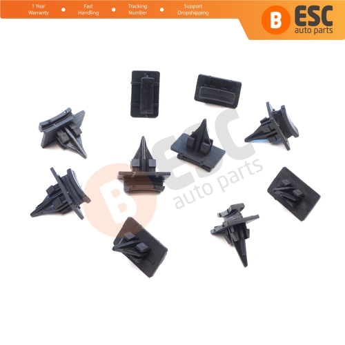 10 Pieces Window Side Trim Clips for Ford 4069906
