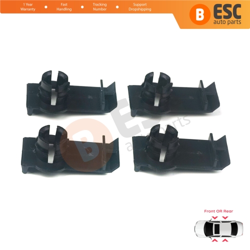 4 Pieces Window Regulator Repair Fixer Clips for BMW X5 E53 1999-2006 51338254781 