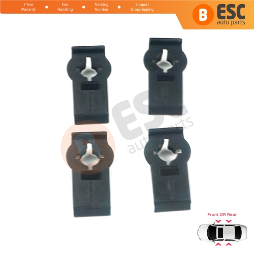 4 Pieces Window Regulator Repair Fixer Clips for BMW X5 E53 1999-2006 51338254781 