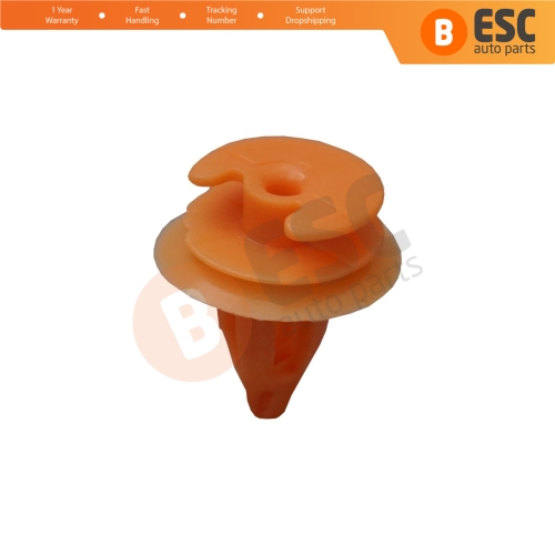 10 Pieces Door Trim Panel Retainer Orange Color for BMW and Ford 51411973500