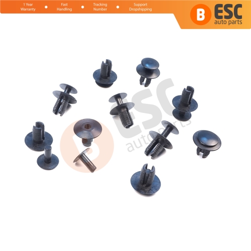 10 Pieces Fixing Plug Rivet 2019900292 51471911992 30820141 M820141 for BMW Mercedes Volvo Mitsubishi