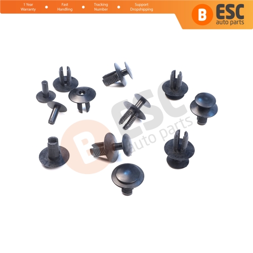 10 Pieces Fixing Plug Rivet 2019900292 51471911992 30820141 M820141 for BMW Mercedes Volvo Mitsubishi