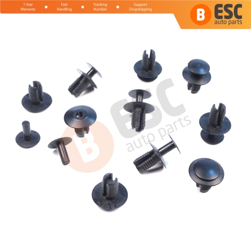 10 Pieces Fixing Plug Rivet 2019900292 51471911992 30820141 M820141 for BMW Mercedes Volvo Mitsubishi