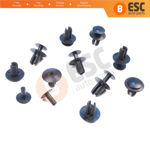10 Pieces Fixing Plug Rivet 2019900292 51471911992 30820141 M820141 for BMW Mercedes Volvo Mitsubishi