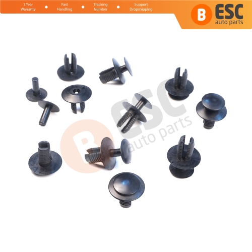 10 Pieces Fixing Plug Rivet 2019900292 51471911992 30820141 M820141 for BMW Mercedes Volvo Mitsubishi