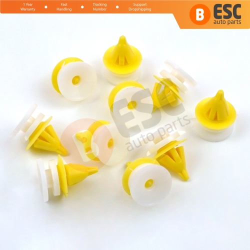 10 Pieces Interior Door Trim Clips 7703077250 for Renault