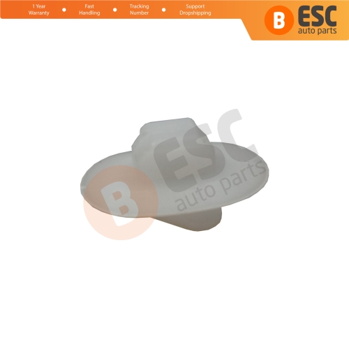 10 Pieces Side Panel Clip White For Renault 7703077256