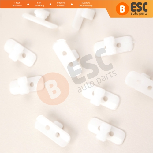 10 Pieces Body Moulding Trim Clip Clamp A0069887478 for Mercedes E Class W124 S124 C124 1986-1995