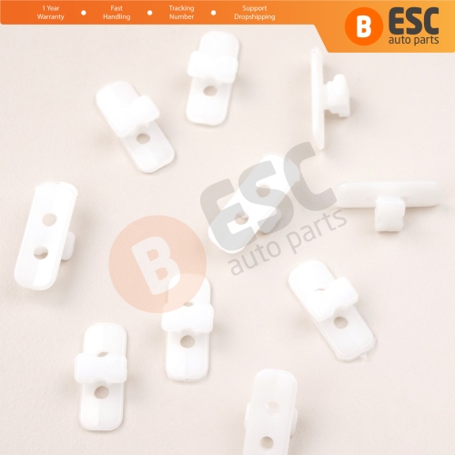 10 Pieces Body Moulding Trim Clip Clamp A0069887478 for Mercedes E Class W124 S124 C124 1986-1995