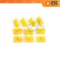 10 Pieces Rocker Panel Moulding Clamp Clips for BMW 3 Series E90 E91 2004-2012 51777166869
