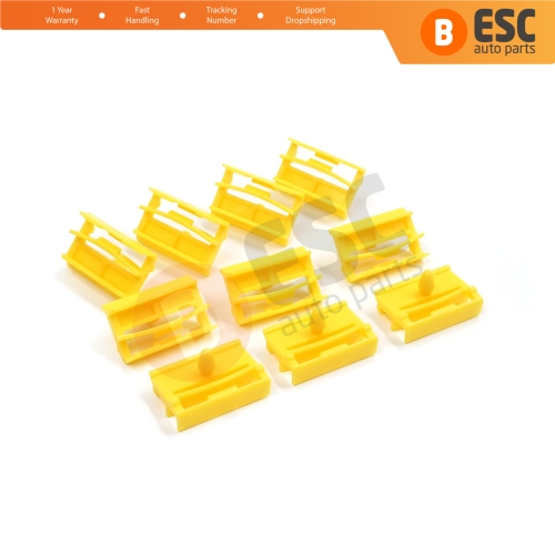 10 Pieces Rocker Panel Moulding Clamp Clips for BMW 3 Series E90 E91 2004-2012 51777166869